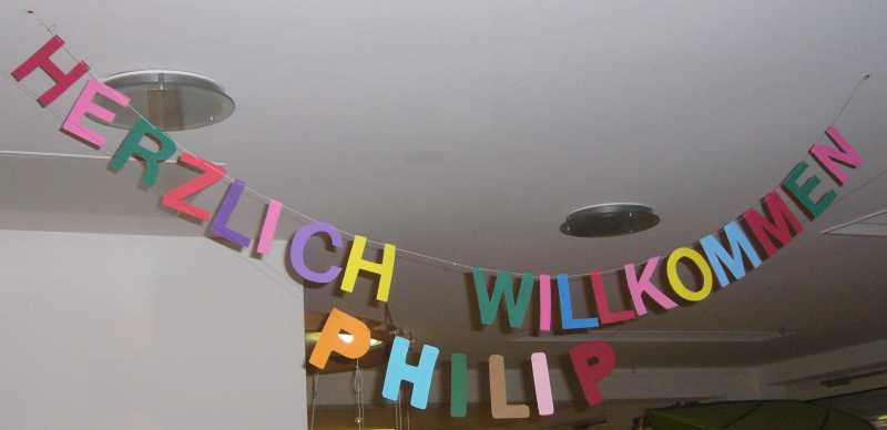 Herzlich Willkommen, Philip!